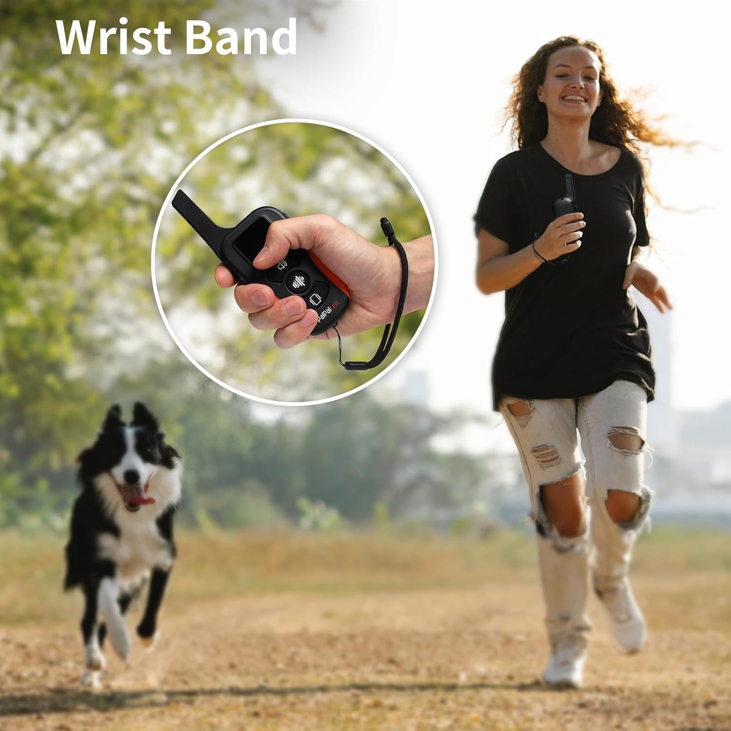 Dog Vibration Collar with Controller for 2 Dogs No Shock, 9 Types of Beeps and Vibrations, 3300ft Range & Upgraded Waterproof Training Collar for Dogs 5-120lbs - No Prongs