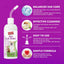 MEIQIHOME Ear Cleaner for Dogs and Cats Soothes. Includes 50 Cotton Swabs, 4 Fl oz