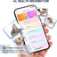 DBDD AI GPS Tracker for Dogs, Real Time Location and AI Health Care Management, Electronic Fence, Waterproof, iOS and Android Compatible (White)