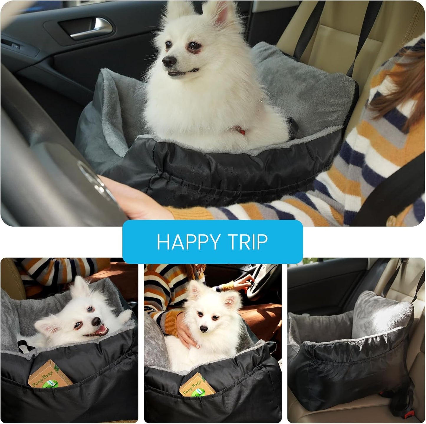 Sicilaien Dog Car Seat for Small Dogs