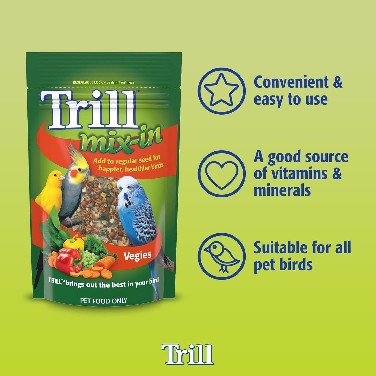 Trill Mix-in Vegie Blend, 300g