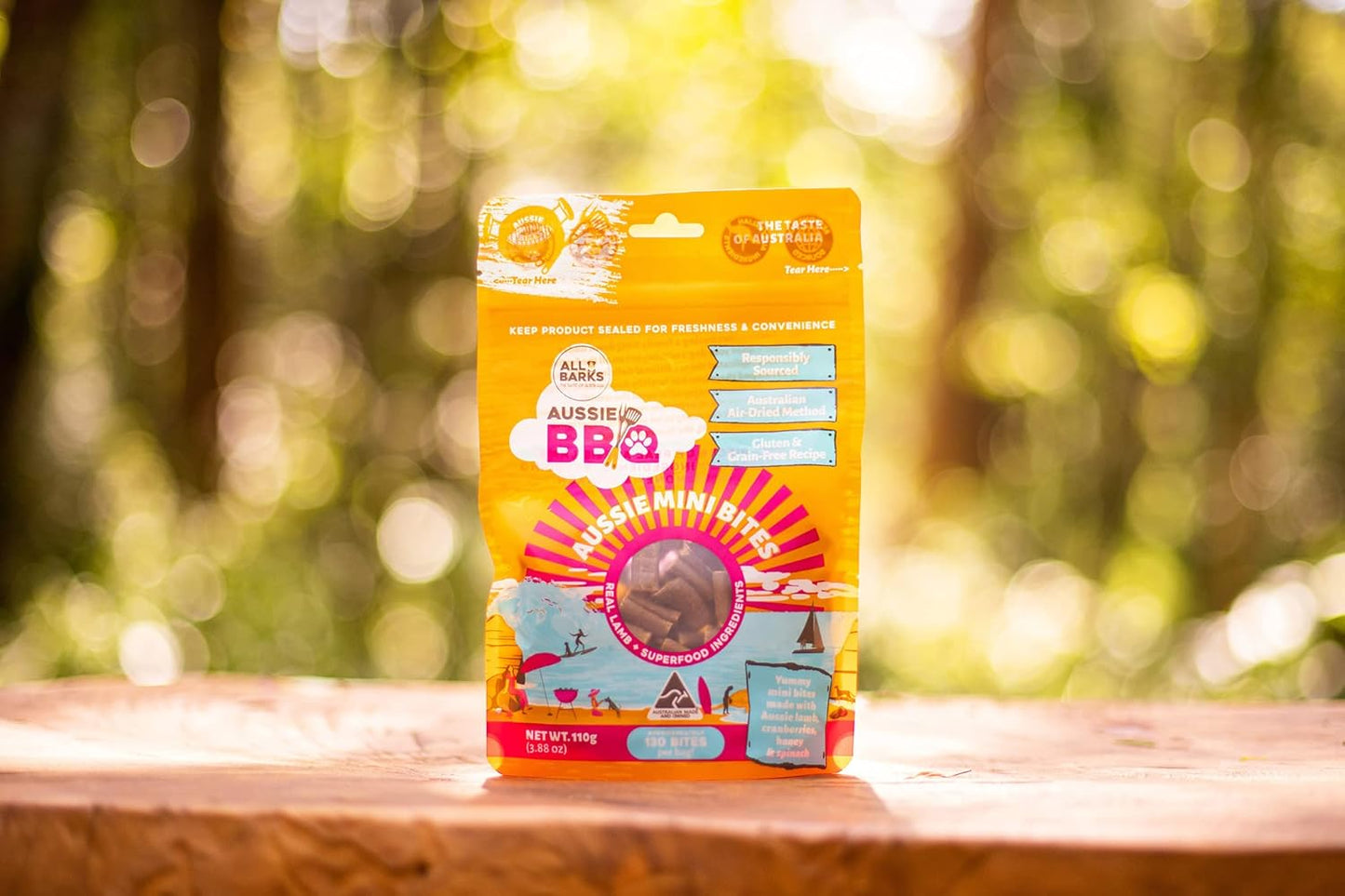 Aussie Mini Bites - 100% Aussie Lamb & Superfood Ingredients  - 110g