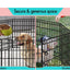 Beastie 30" Foldable Pet Dog Metal Playpen