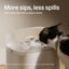 PETLIBRO Multi Cats Water Fountain, Dockstream RFID Smart APP Monitoring Cat Fountain, Pump-Free