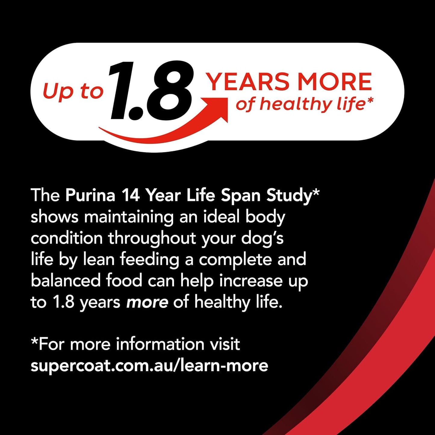 Purina Supercoat Adult Beef Dry Dog Food 18 Kg