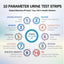 60-Count Pet Urine Test Strips for Dogs & Cats - Accurate 10-in-1 Rapid UTI and Health Diagnostic Kit