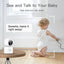 3MP Indoor Security Camera, 360° PTZ 2.4G WiFi Only Cameras for Home Security