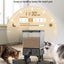 oneisall Automatic Cat Feeder for 2 Cats, 20 Cups/5L