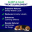 Melatonin for Dogs to Sleep 6mg - Doggie Sleep Aid Treats - Sleeping Pills for Anxiety- Made in USA - 120Ct