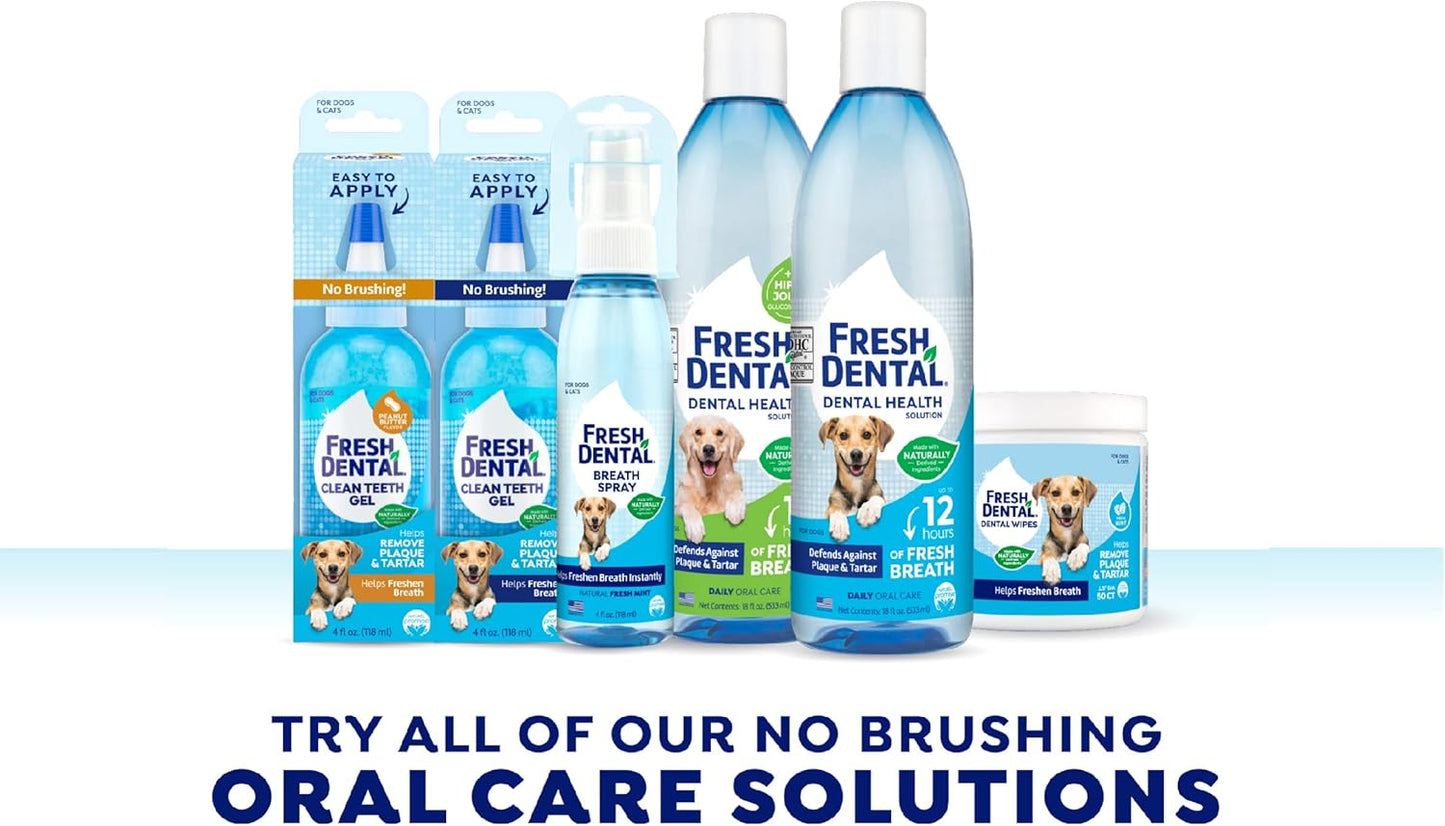 Fresh Dental Dog Toothpaste for Teeth Cleaning,Made in USA, 4oz.
