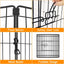 ADVWIN 8 Panel 24" Dog Playpen, Foldable Pet Fence Dog for Puppy Rabbit