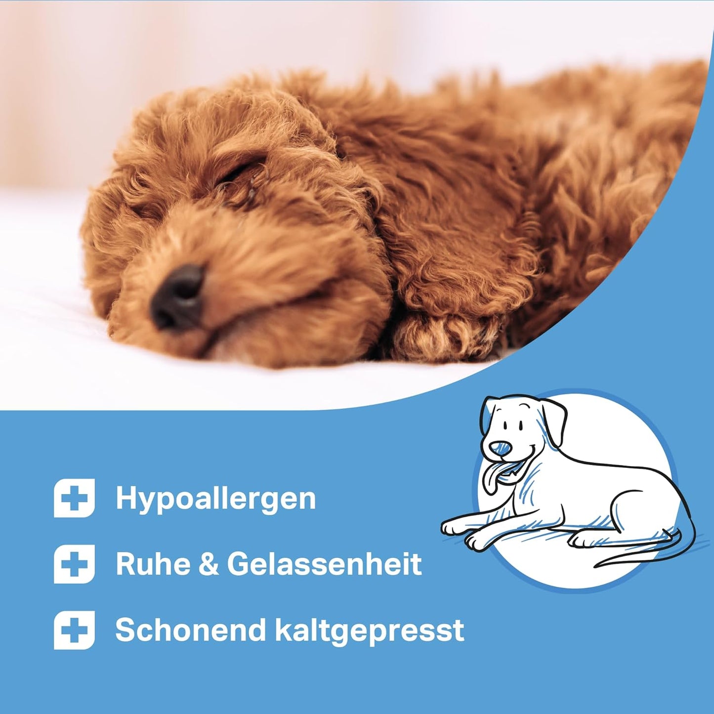 Medidog 400g Premium Soothing Relax Drops for Dogs, Natural Sedative, Extra Cold Pressed and Grain-Free, Against Anxiety