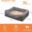 X-Large Memory Foam Dog Bed: Orthopedic Waterproof Pet Sofa Beds Washable XL
