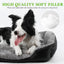 Bnonya Dog Bed, Orthopedic Small Dog Bed with Sides