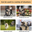 Dog stroller with 4 Wheels, Folding Cat Stroller for Small/Medium/Large dogs & cats to 60 lbs, pet stroller with removable carrier