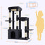 Heybly Heavy Duty Cat Tree with Large Base for Large Indoor Cats