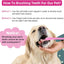 Cat Dog Toothbrush Puppy Tooth Brushing Kit Cat Dental Healthy Pink Teeth Brush for Dogs Dental Hygiene Toothbrush for Pet Kitten Bunny 1 Piece