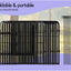 Beastie 32" Foldable Pet Dog Metal Playpen Enhanced, Universal Portable Pet Exercise Cage