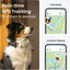 Tractive GPS Dog Tracker | 2025 Edition | Market Leader | Real-time Location Tracking | Escape Alerts | Activity Monitoring | Health Alerts | Bark Monitoring (Black)