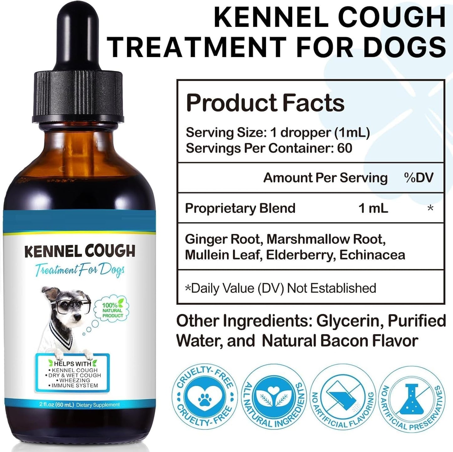 Oimmal Natural Herbal Cough Drops for Dogs - Kennel Cough Relief & Respiratory Support