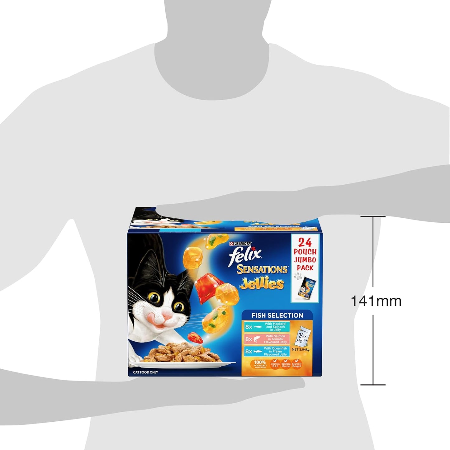 Felix Sensations Jelly Meaty (24x85g)