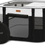 Dog Playpen - Foldable Cat Play Pens for Pubby,Kitten, Rabbit,Portable Pet Tent(Black-Small)