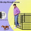 Beastie 24" Foldable Pet Dog Metal Playpen Enhanced, Universal Portable Pet Exercise Cage