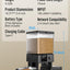 oneisall Automatic Cat Feeder with 5G WiFi, Automatic Cat Food Dispenser for 2 Cats