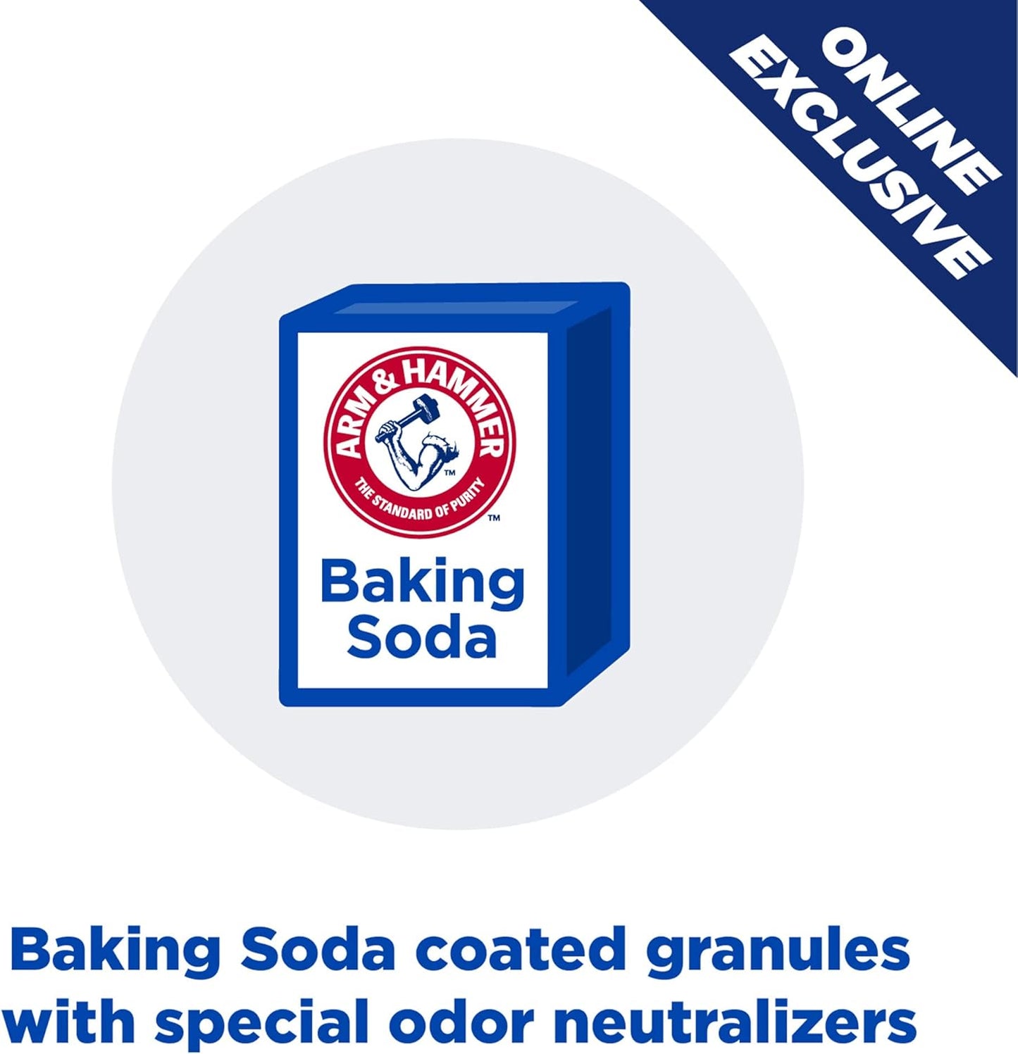 ARM & HAMMER Ultra Last Clumping Cat Litter Unscented MultiCat 18 Lbs. Pet Friendly with Baking Soda Odor Control Litter-USA product