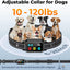 AI Dog Shock Collar 2 Dogs (10-120Lbs) - 3300FT Dog Training Collar with Remote, IPX7