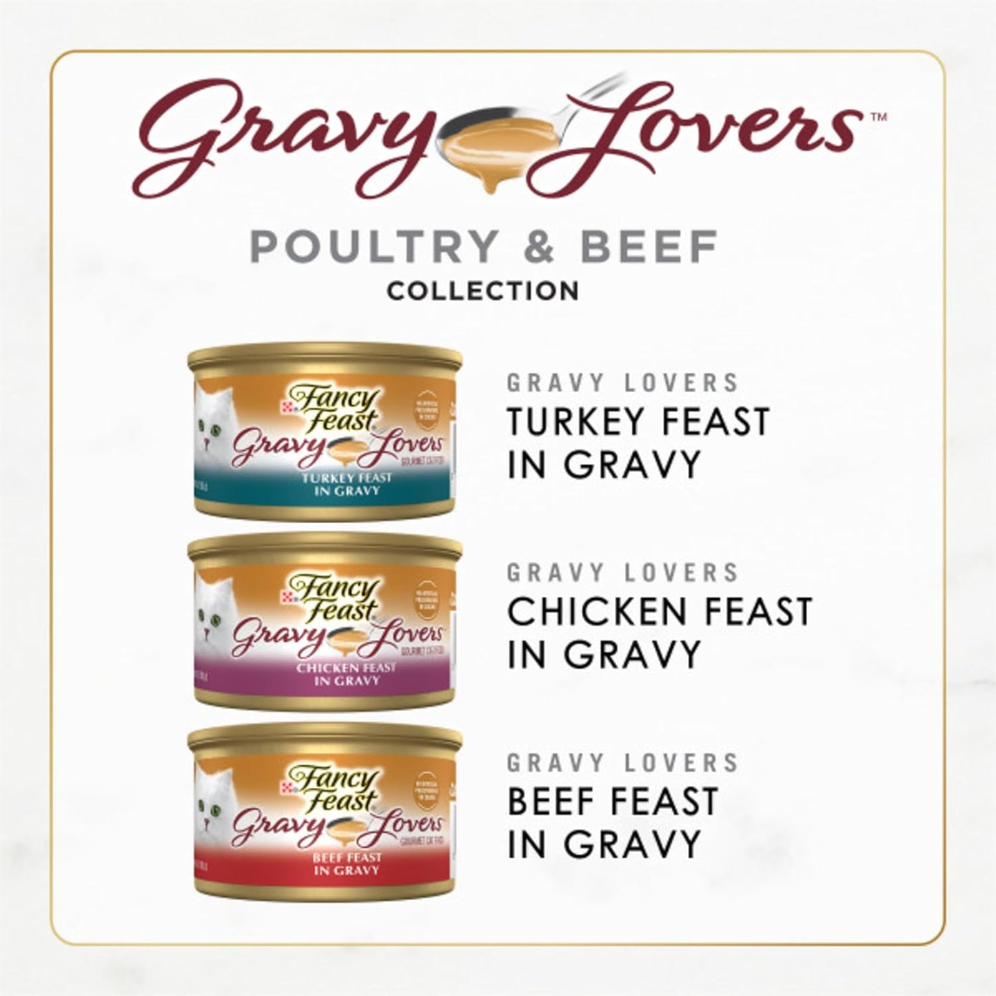 FANCY FEAST Delights With Cheddar Adult Wet Cat Food Grilled Chicken & Cheddar Cheese Feast in Gravy 24x85g