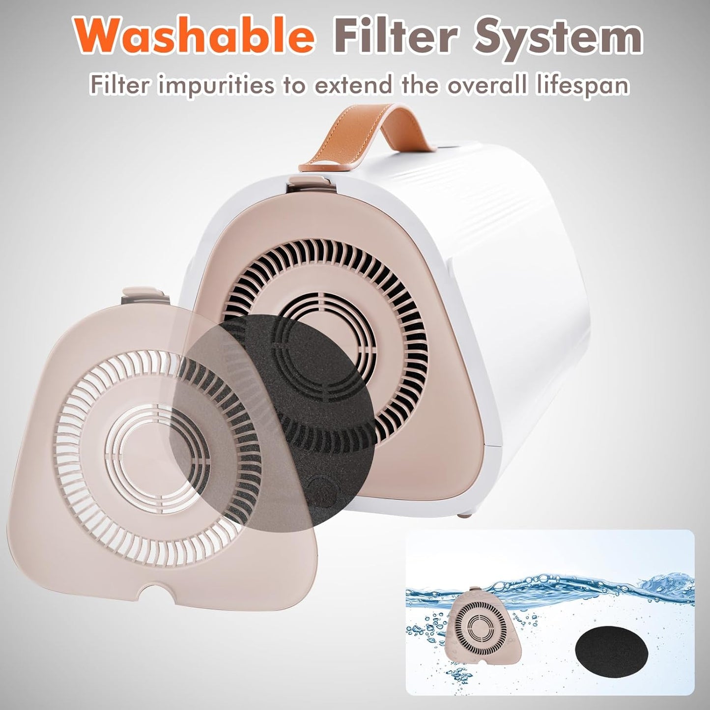 Costway Dog Dryer, Dog Cat Hair Blower with Negative Ion Function, Adjustable Temperature & Airflow