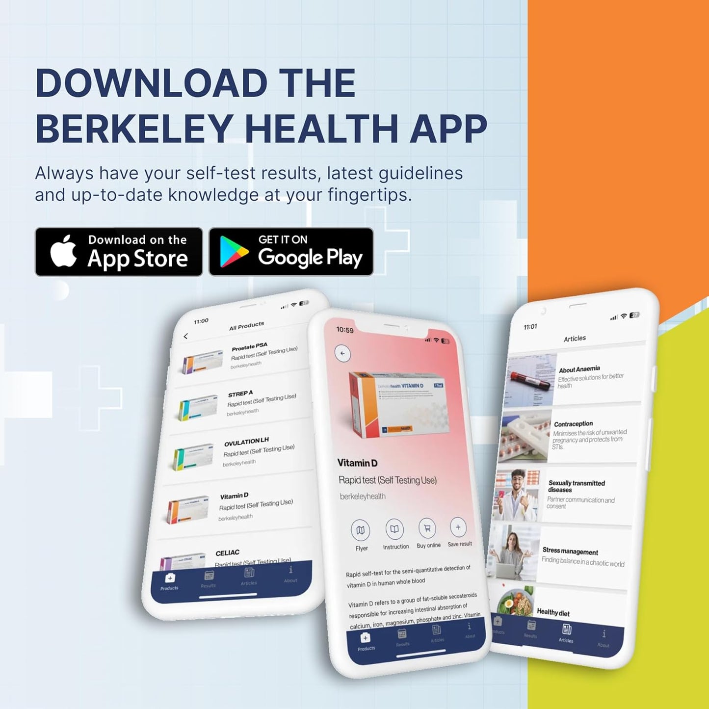 Berkeley Health Allergy Self Test Kit - Tests for Allergies (IgE) Dust Mite, Pollen and Dog and Cat Hair