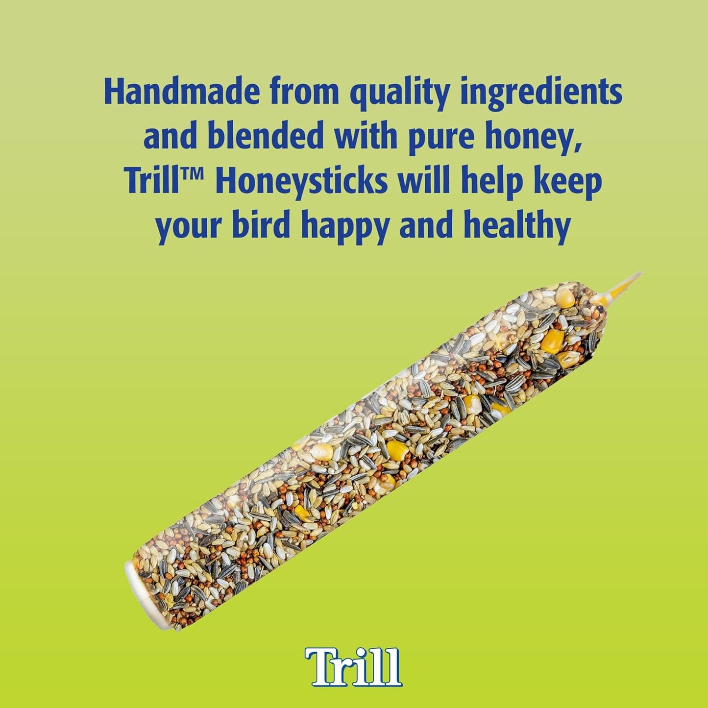 Trill Parrot Honey Sticks Bird Seed, 105g