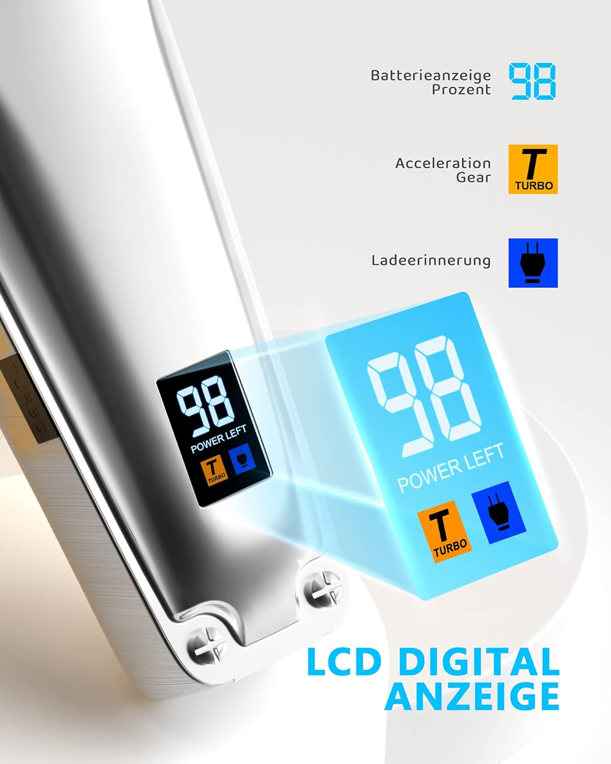 oneisall Dog Clippers Long Hair 2500 mAh Battery Dog Clippers