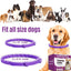 Calming Collar for Dogs 4 Packs, Dog Pheromone Calm Collars Relief Anxiety Stress Separation Lasts 60 Days, Suitable for all size (Pruple)