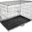 Dog Cage with Removable Tray