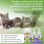 Cat Calming Diffuser Plug in Kit - 6 Pack Pheromone Diffuser for Anxious Cats, Anti-Stress & Comforting Solution with 2 Diffusers & 6 Refills +2pcs Calming Collar