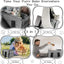 Anfower Center Console Dog Car Seat, Dog Car Seats for Small Dogs 0-15lbs