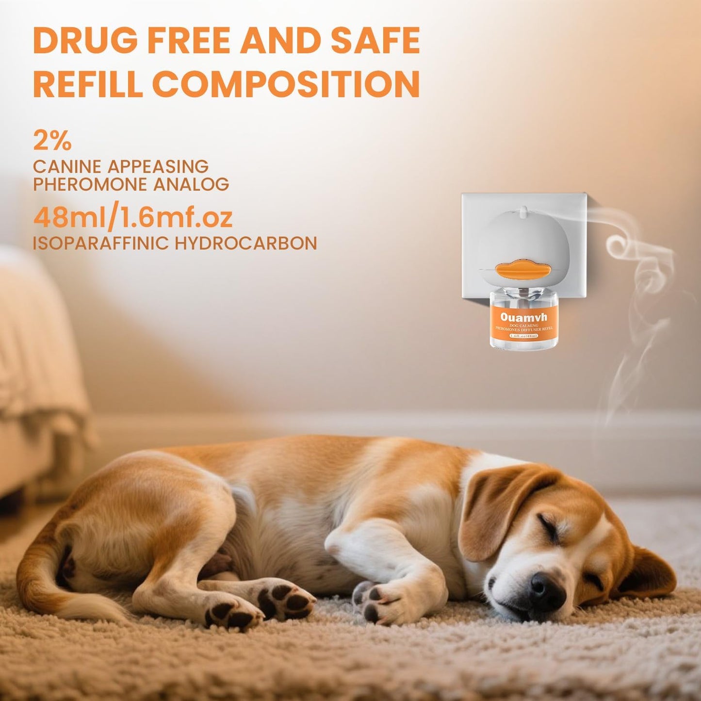 Dog Calming Diffuser, Dog Pheromones Calming Diffuser