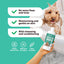 Medicated Flea & Tick Shampoo for Cats & Dogs – 500ml – Anti-bacterial & Anti-fungal - Soothing Cleanser for Itchy, Sensitive Skin – Remove Fleas & Ticks Fast – PETA Approved – Made in Germany