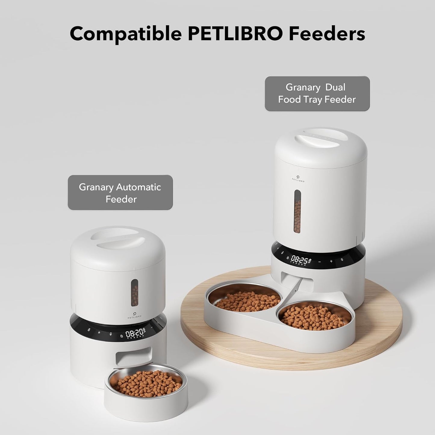 PETLIBRO RFID Automatic Cat Feeder, 5G Wi-Fi Automatic Pet Feeder, 3L One Auto Cat Feeder App Control with Collar Tag Sensor, Tag Activated Automatic Cat Food Dispenser, Pet Food Desiccant Bags
