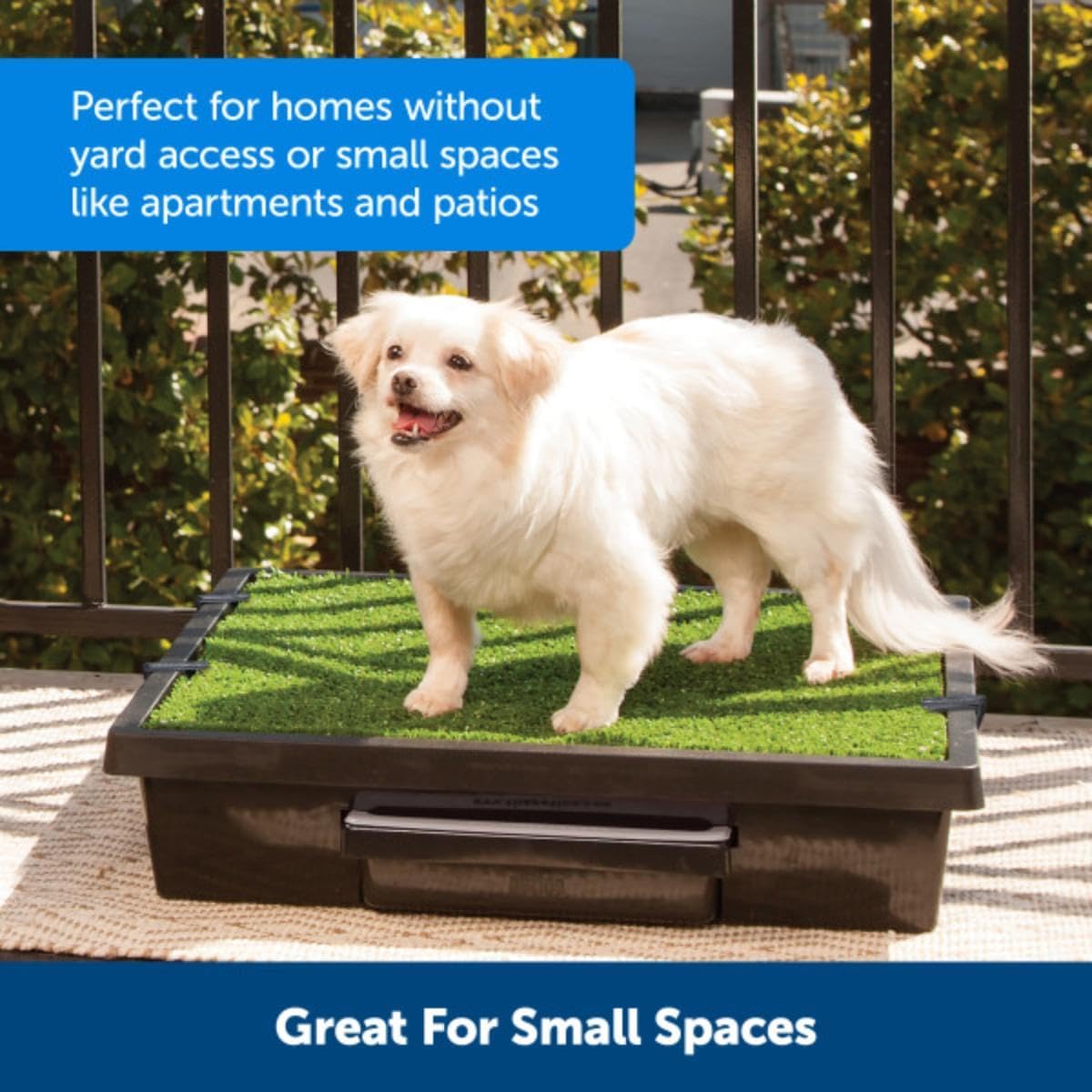 PetSafe Pet Loo Portable Dog Potty,Toilet Alternative for Puppy Pads, Large