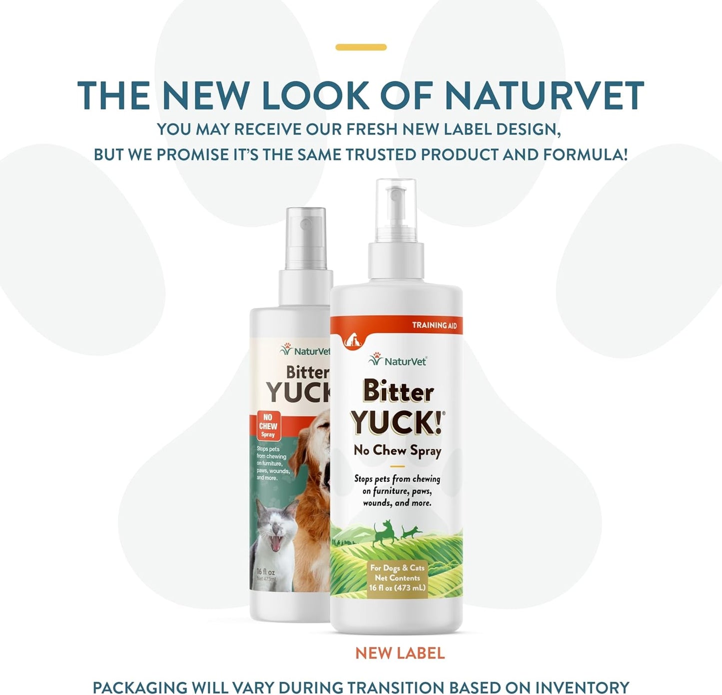NaturVet Bitter Yuck No Chew Spray, 480 ml