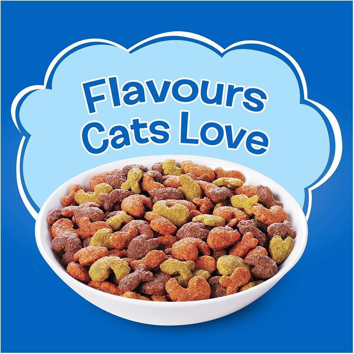 Purina Friskies Seafood Sensations Adult Dry Cat Food 1 kg