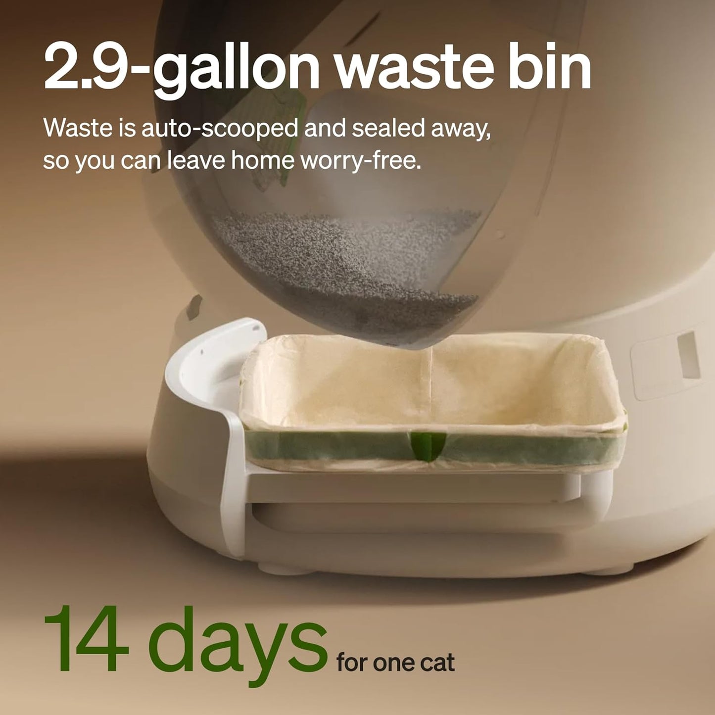 PETLIBRO Automatic Litter Box with AI-Camera Waste Analysis, Auto Odor-Control Self Cleaning Litter Box
