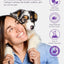 HICC PET Cleaning Deodorizing Wipes for Dogs & Cats, Vet Recommended Nourishes Smoothes Fur Pet Grooming Wipes with Fermented Coconut Oil, Hypoallergenic Plant-Based Dog Wipes for Paws and Butt