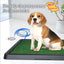 Portable Drainage Pet Urinal,Toilet,Grass Mat.,Potty Grass, Urinal Containing. 25 * 20 * 2 Inches.