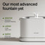 PETLIBRO Upgrade Cat Water Fountain Stainless Steel Tray, Dockstream 2 Cat Fountain Indoor, 3L/101oz
