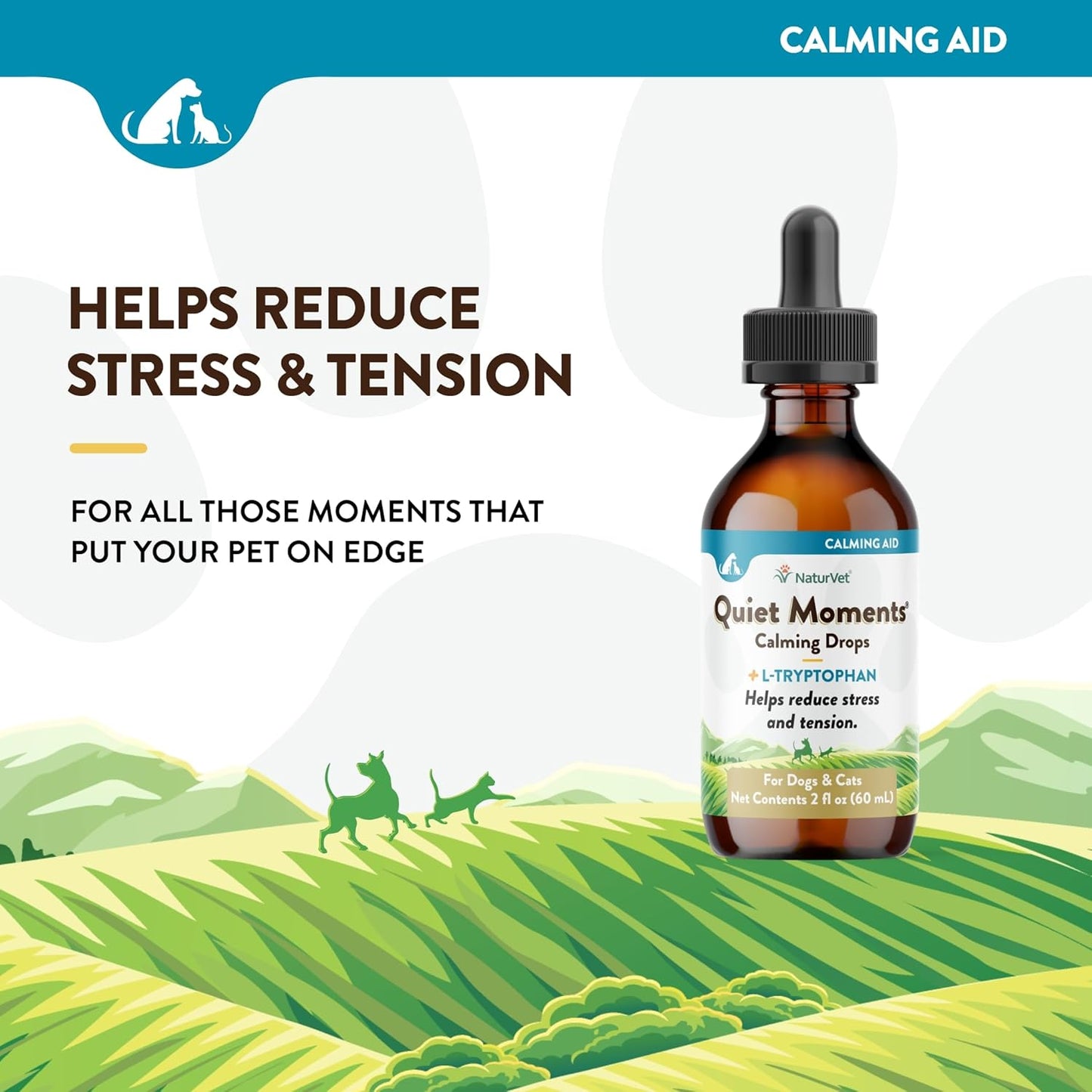 NaturVet Quiet Moments Calming Aid Dog Supplement
